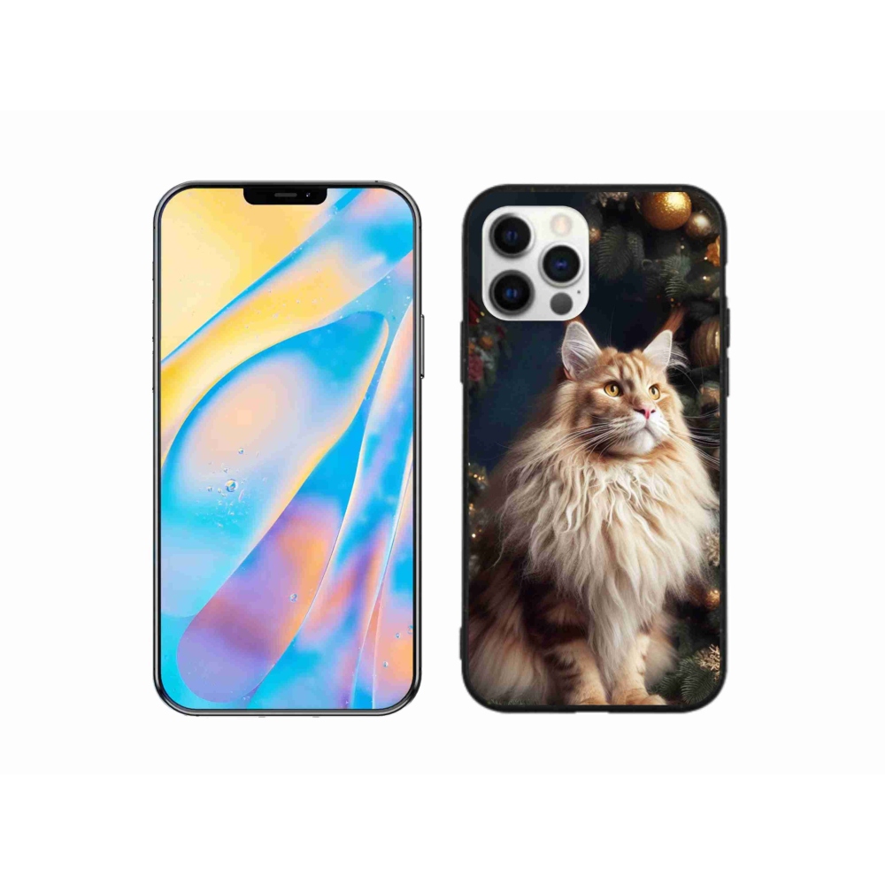 Zselés borítás mmCase iPhone 12 Pro készülékhez - macska a fánál