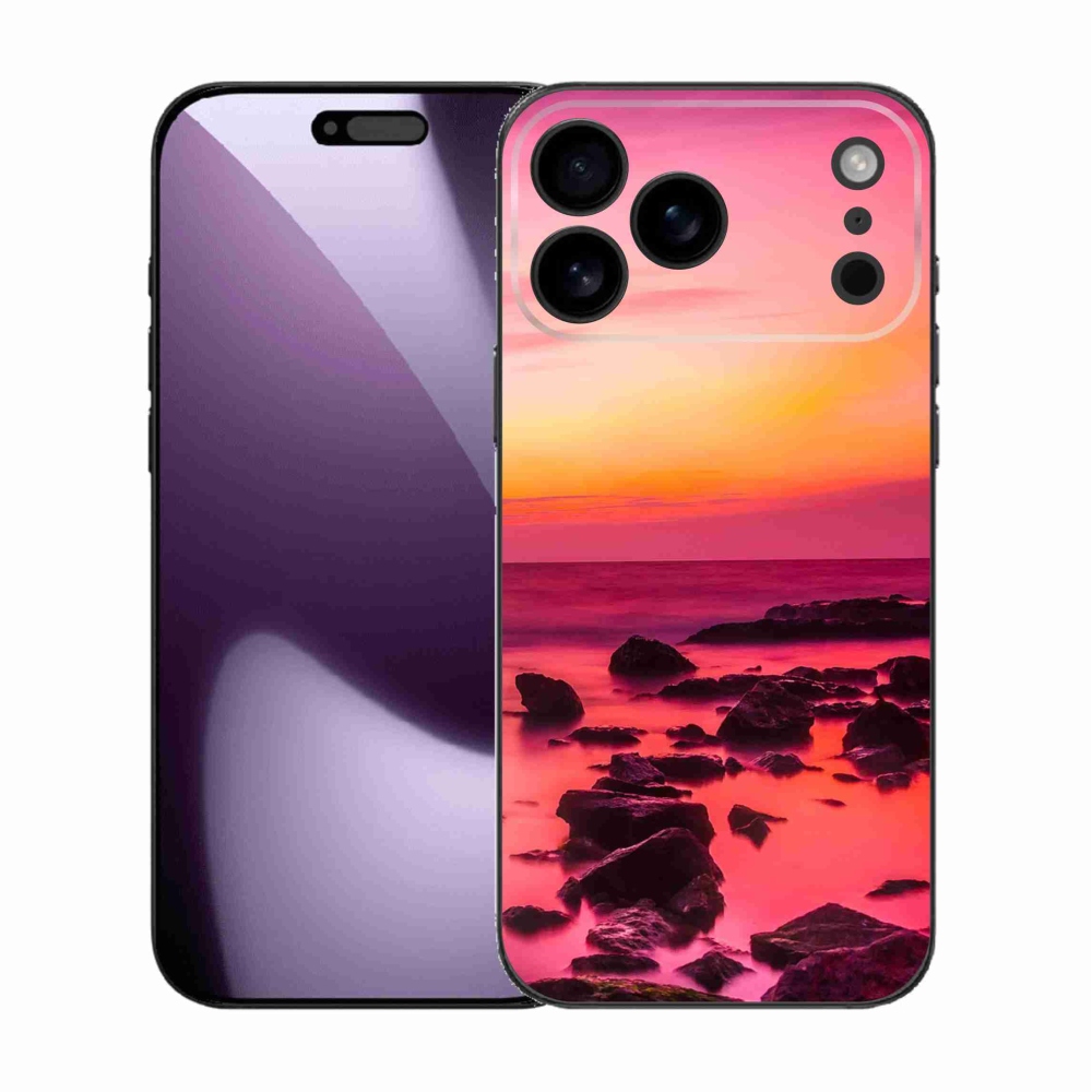 Gél borítás mmCase iPhone 17 Pro Max készülékhez - tenger és világítás