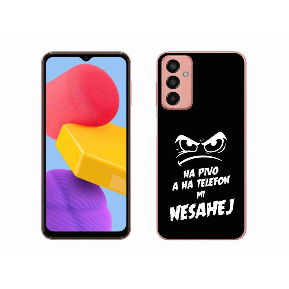Gél borító mmCase Samsung Galaxy M13 - sör motívum 2 fekete háttérrel