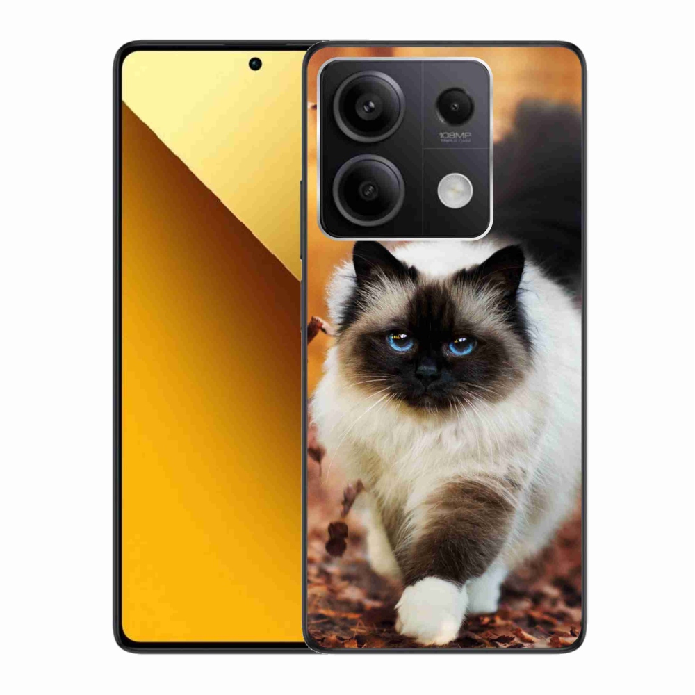 Gél tok mmCase a Xiaomi Redmi Note 13 5G-hez - macska