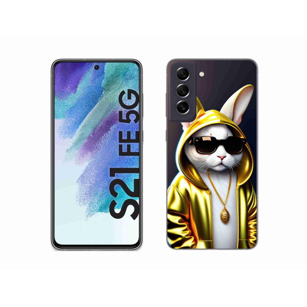 Zselés borítás mmCase Samsung Galaxy S21 FE 5G - macskafőnökhöz