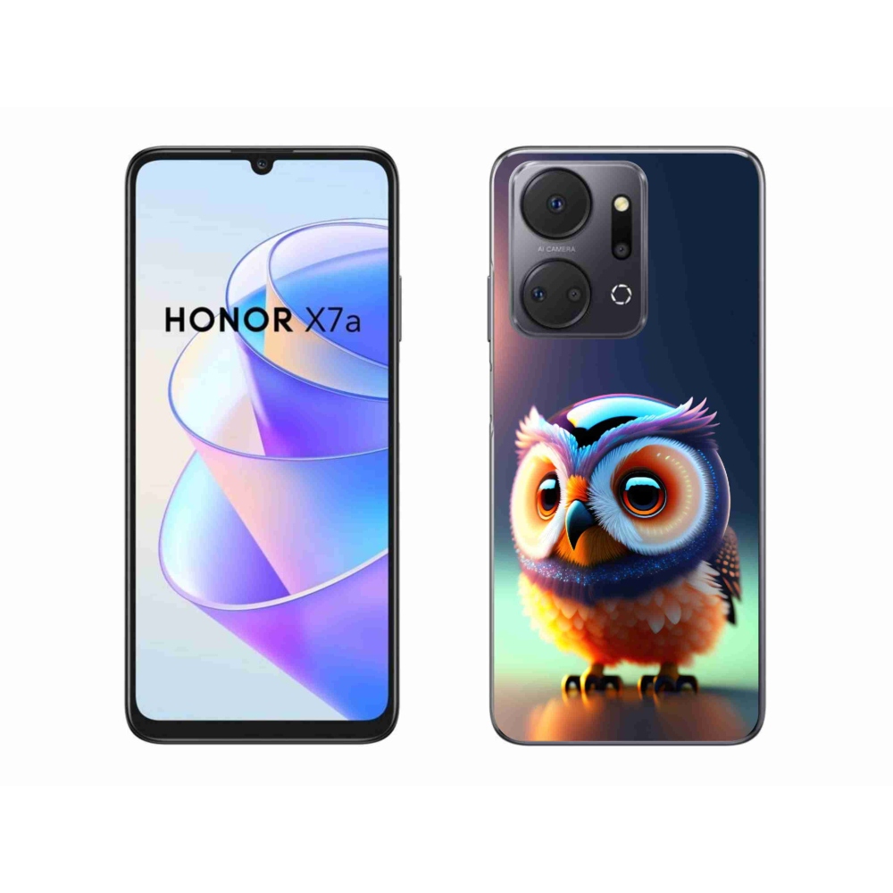 Zselés borítás mmCase a Honor X7a készülékhez - bagoly