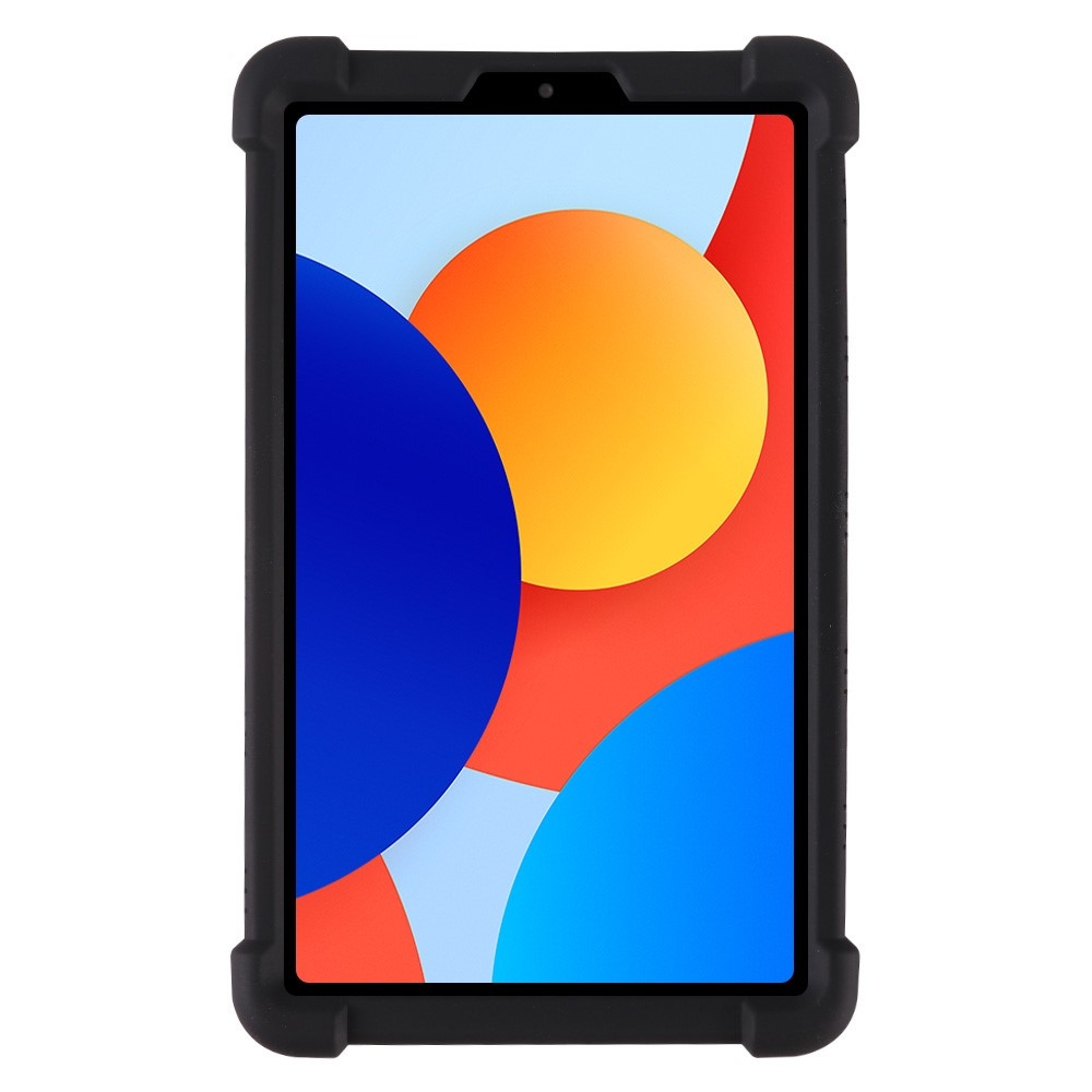 Védő szilikon tok megerősített sarkokkal a Xiaomi Redmi Pad SE 8.7 készülékre - fekete