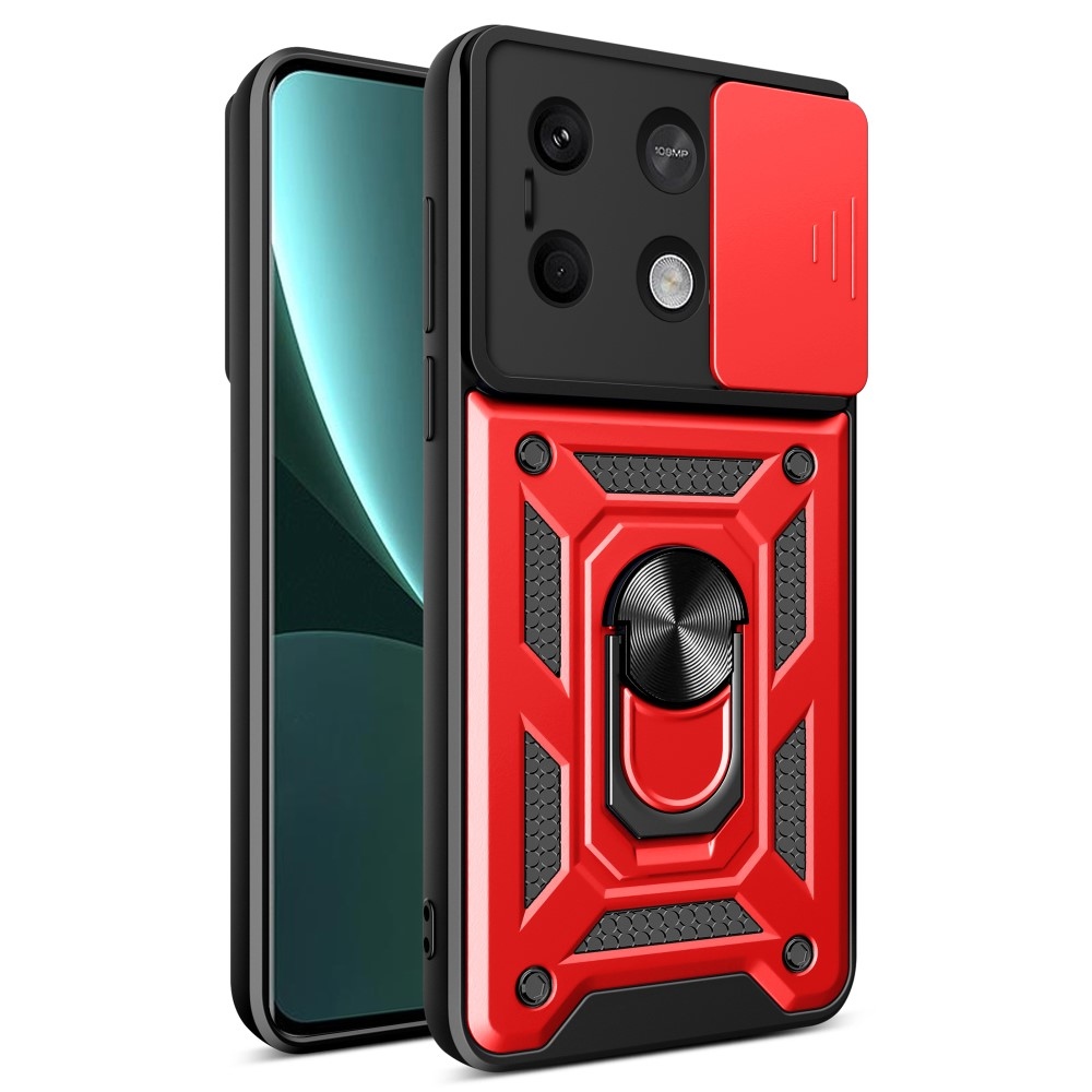 Csúszásálló borítás a Xiaomi Redmi Note 13 5G készülékhez - piros