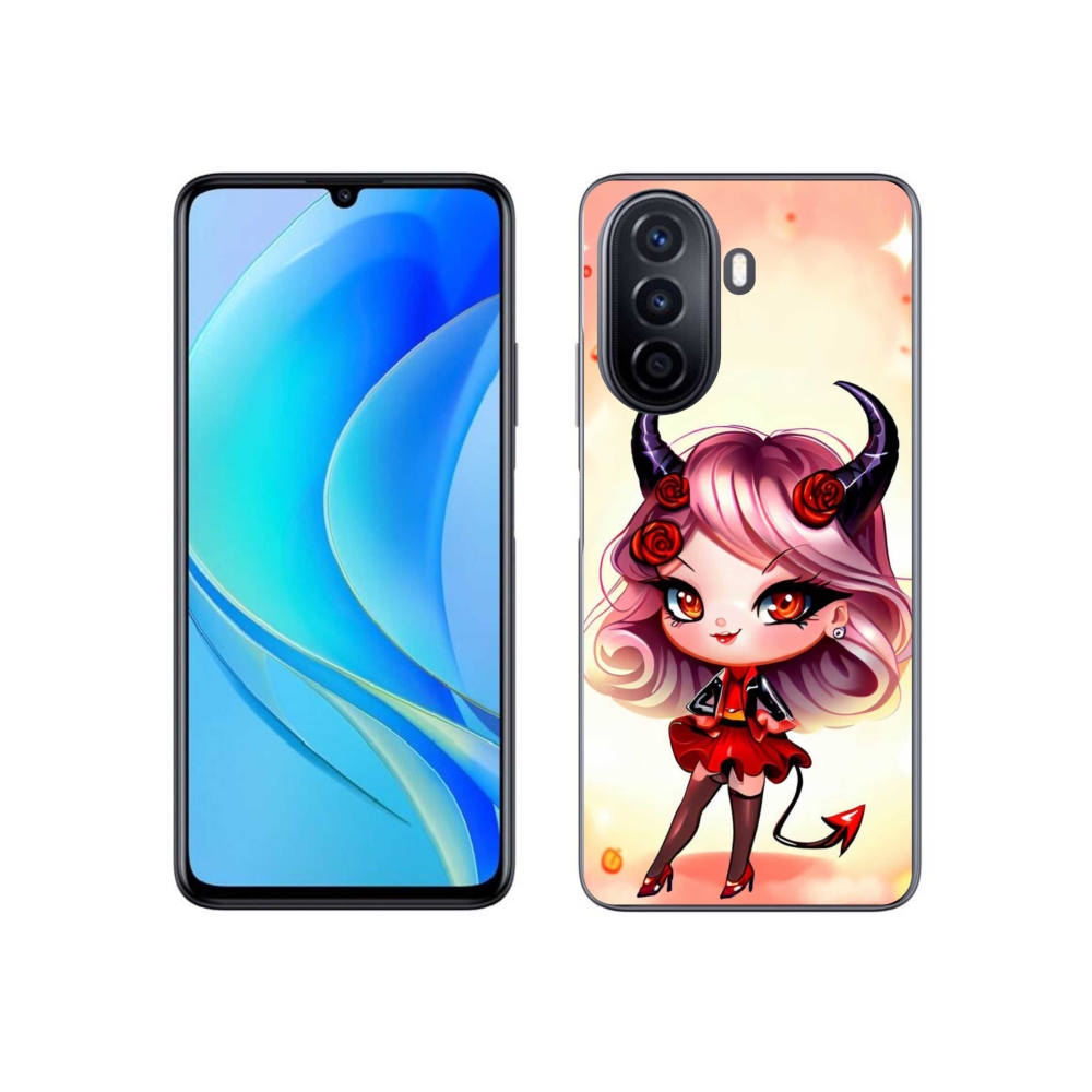 Gél borító mmCase a Huawei Nova Y70 készülékhez - rajzfilmördög