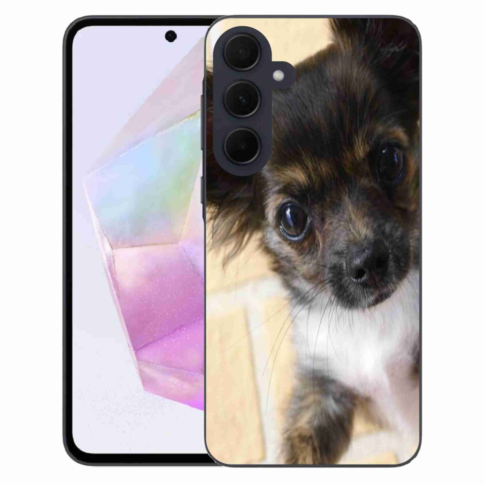 Gél tok mmCase a Samsung Galaxy A35 5G készülékhez - chihuahua 2