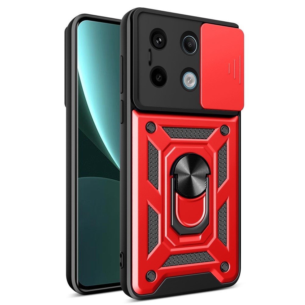 Csúszásálló borítás a Xiaomi Redmi Note 13 Pro 5G/Poco X6 5G készülékhez - piros