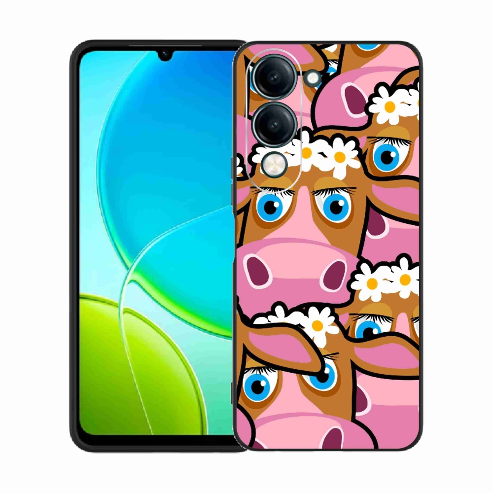 Gél borító mmCase a Vivo Y29s 5G-hez - karikatúrás tehenek