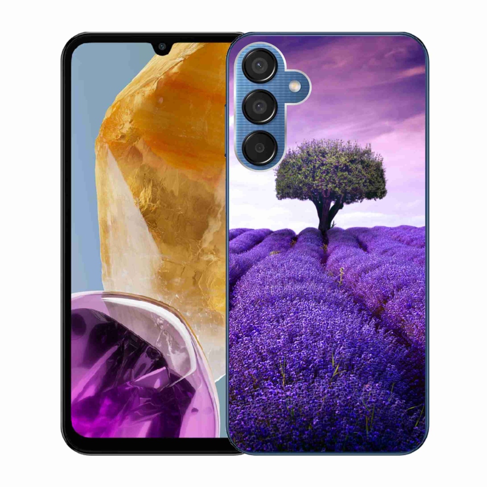 Gél védőhuzat mmCase Samsung Galaxy M15 5G - levendula rét