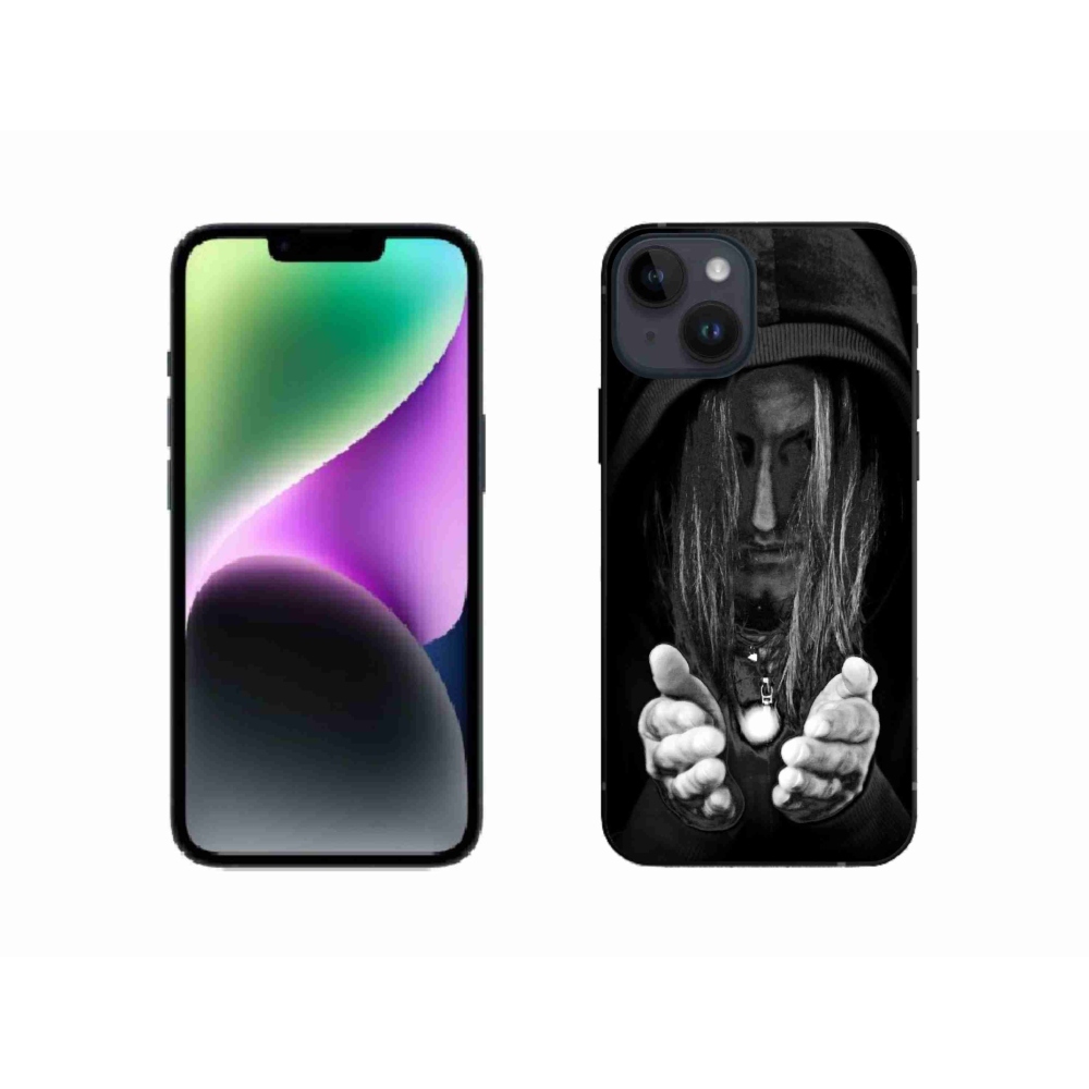 Gél borítás mmCase iPhone 14 készülékhez - titokzatos személy
