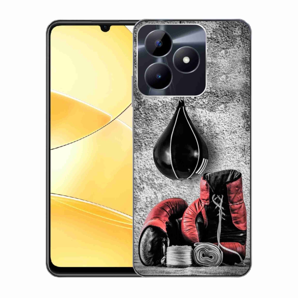 Gélborítás mmCase a Realme C51/C53 készülékhez - bokszzsák és kesztyű