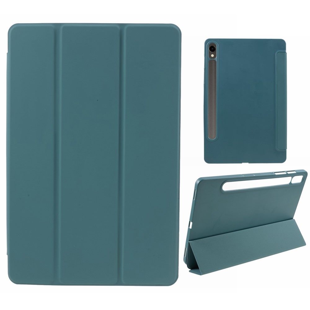 Állítható tok Samsung Galaxy Tab S9/Tab S10 készülékhez - sötétzöld