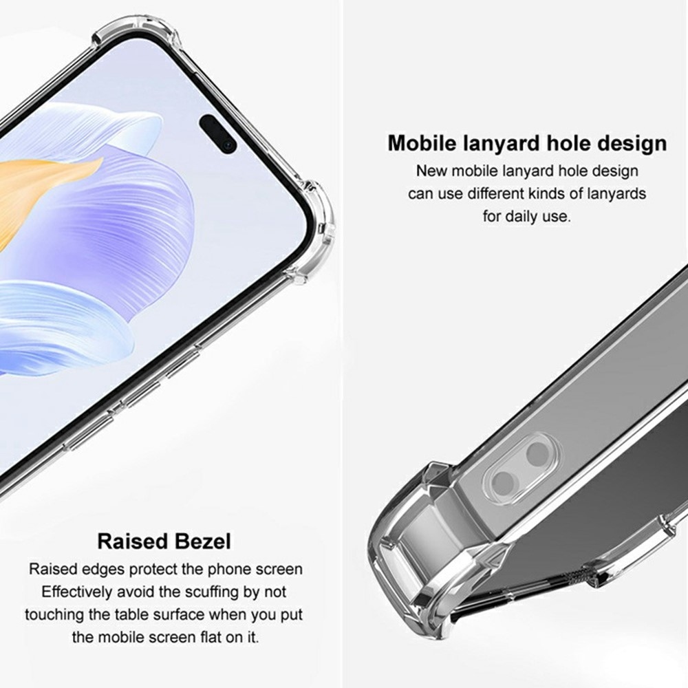 IMK zselés tok megerősített sarkokkal a Huawei Nova 13 5G számára - átlátszó