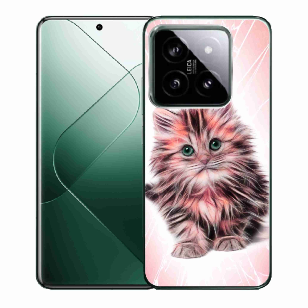 Gél borító mmCase a Xiaomi 14-hez - aranyos cica