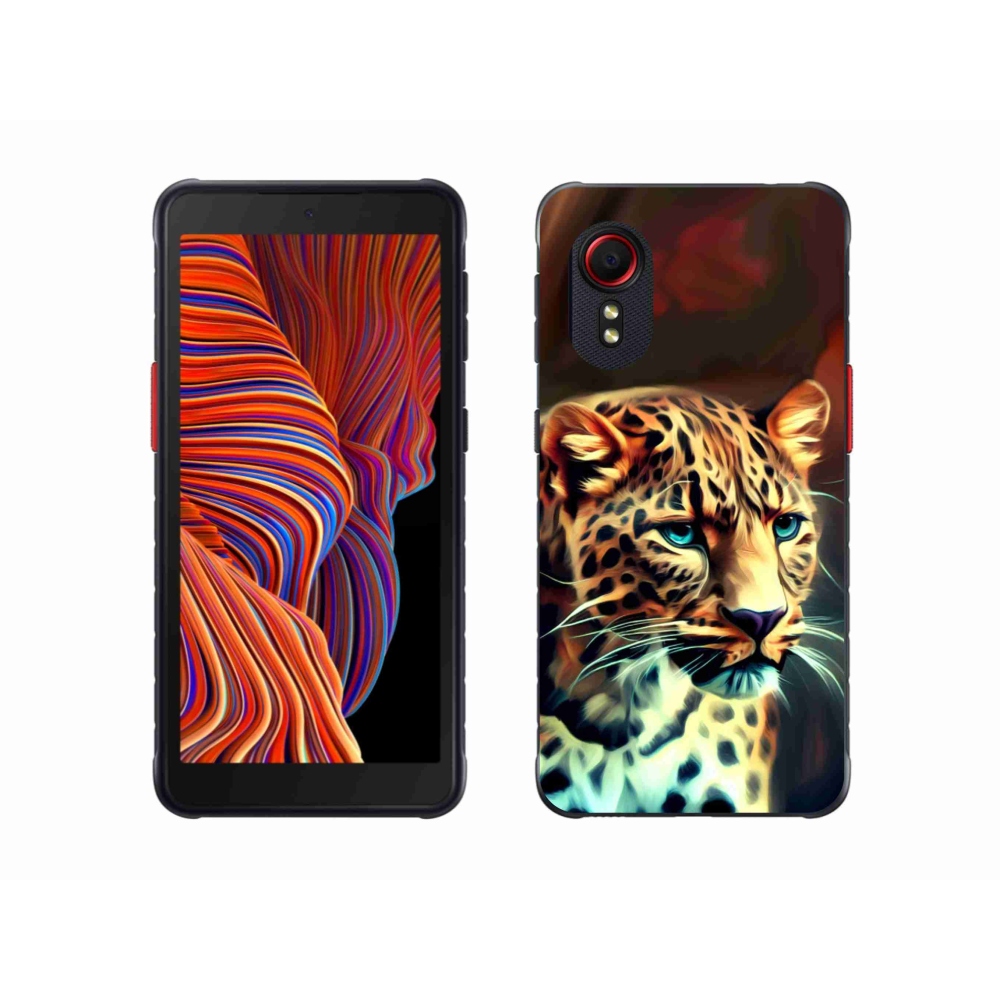 Zselés borítás mmCase Samsung Galaxy Xcover 5 készülékhez - leopárd