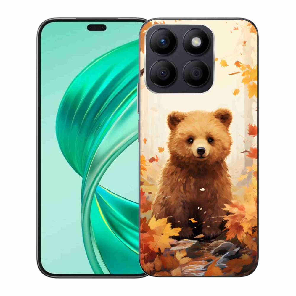 Zselés borítás mmCase a Honor X8b-hez - medve az erdőben
