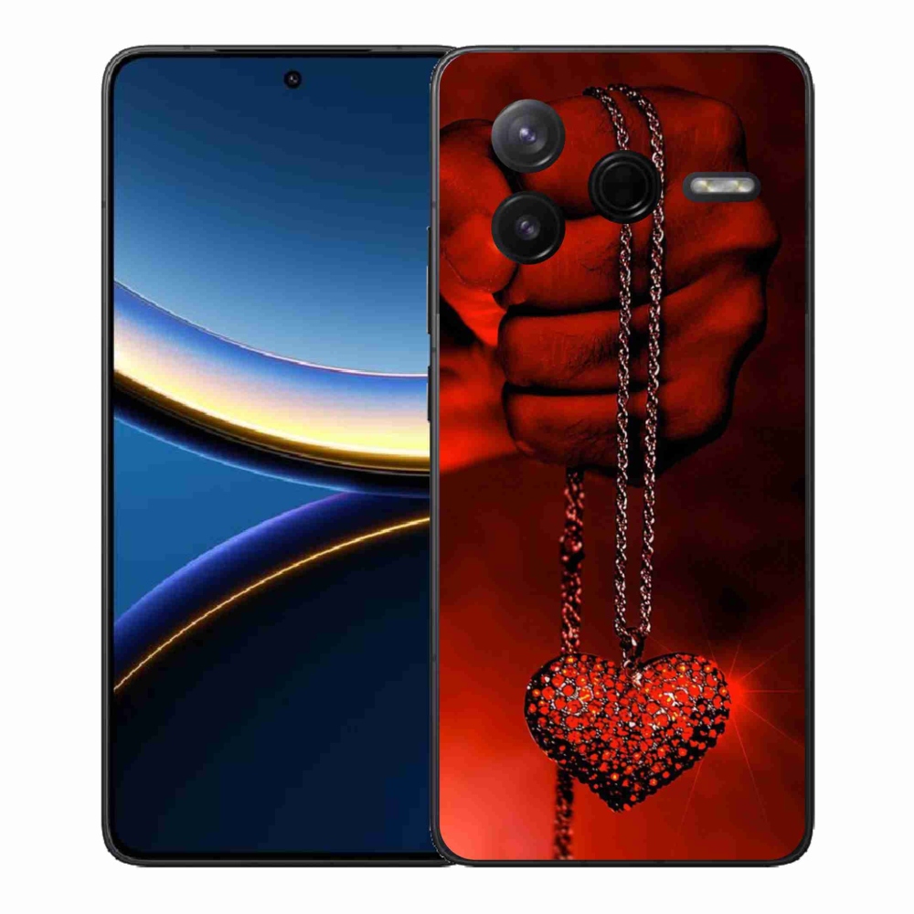 Gél borítás mmCase a Xiaomi Poco F7 Pro számára - nyaklánc