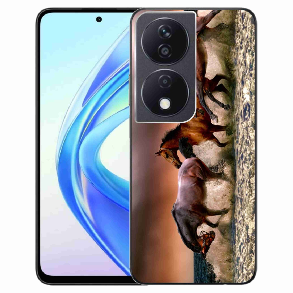 Gél tok mmCase a Honor X7b/Honor 90 Smart készülékhez - lovak 1