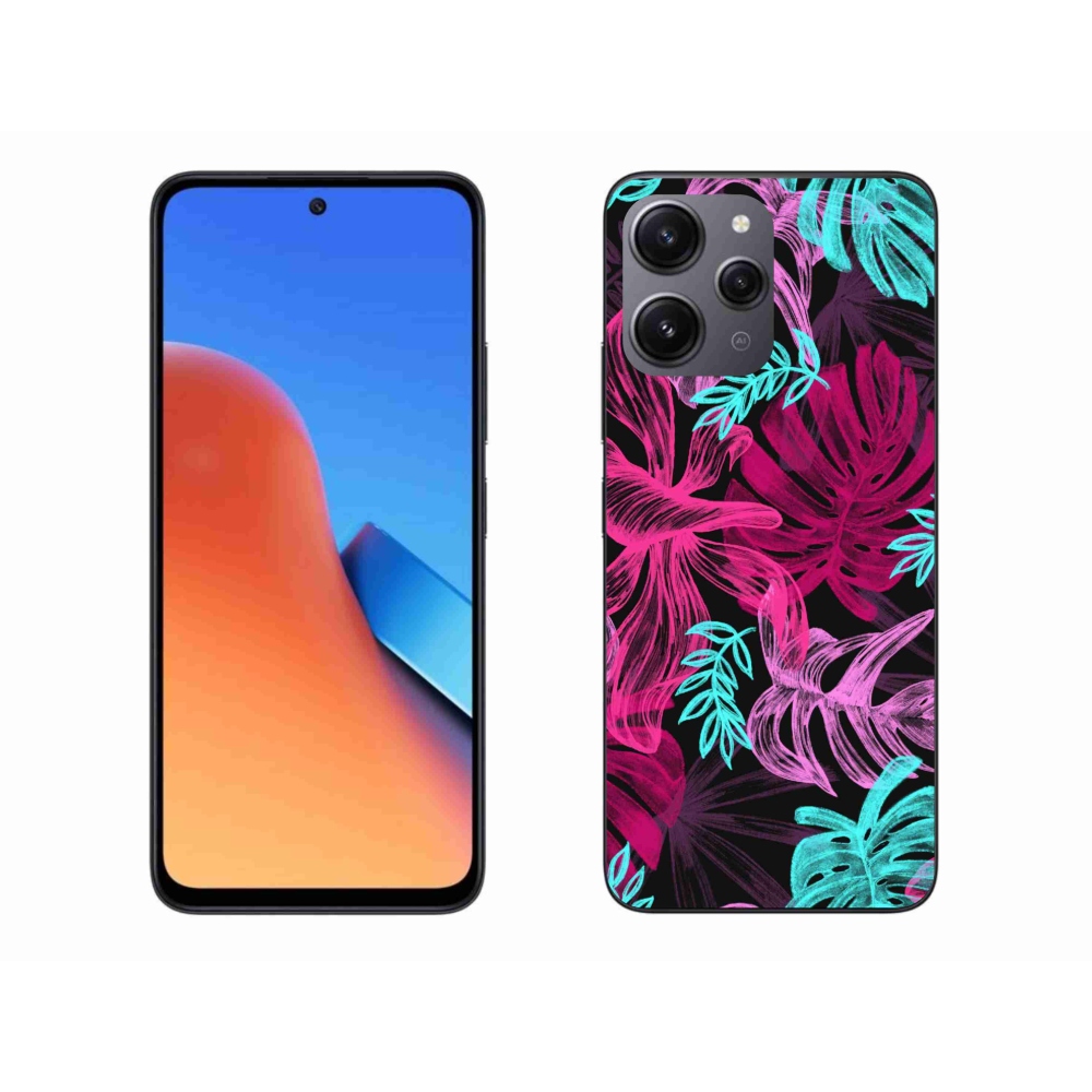 Gél borító mmCase a Xiaomi Redmi 12 - virágok 1