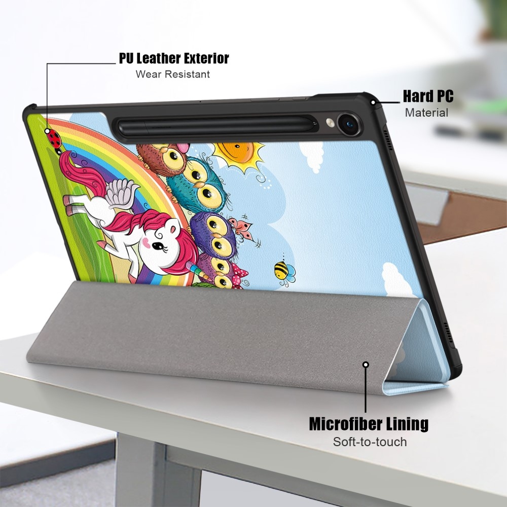Nyomtatás intelligens záró tok Samsung Galaxy Tab S9 FE/Tab S10 FE - állatokhoz