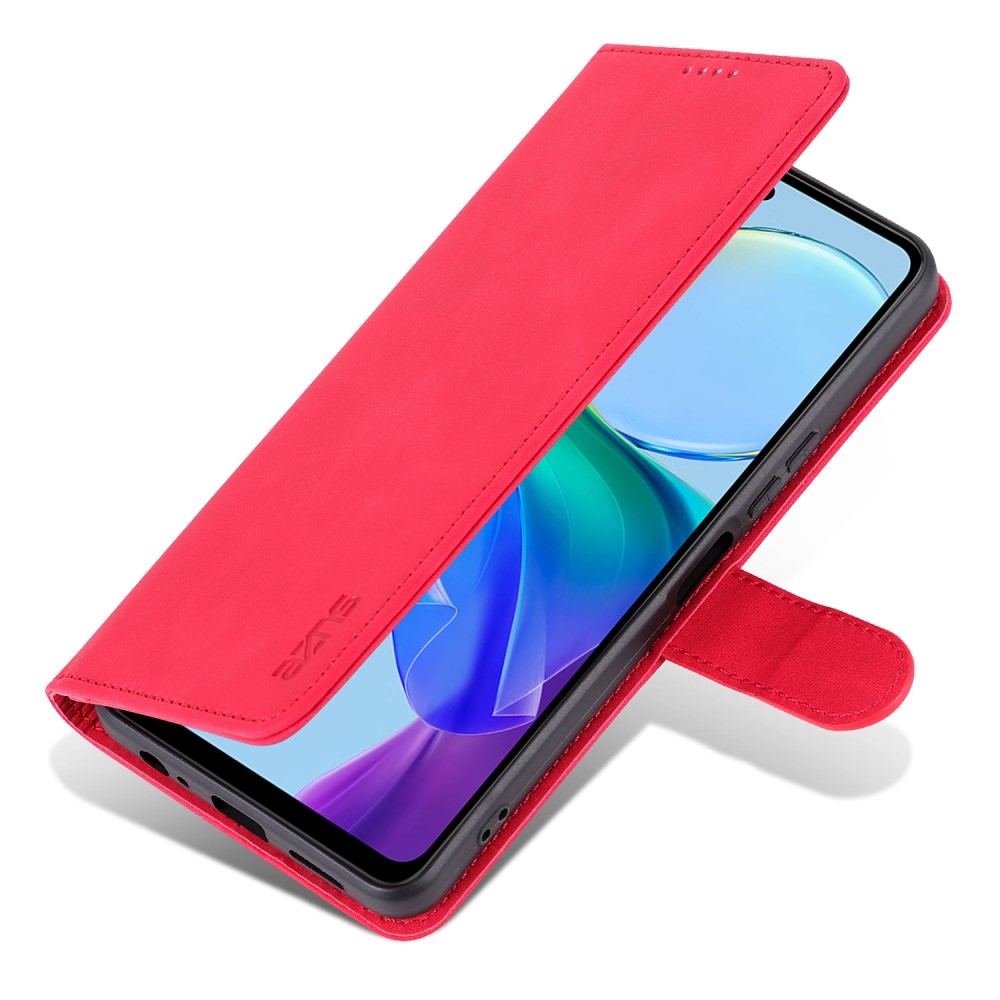 AZNS könyv tok a Vivo V29 Lite 5G-hez - piros