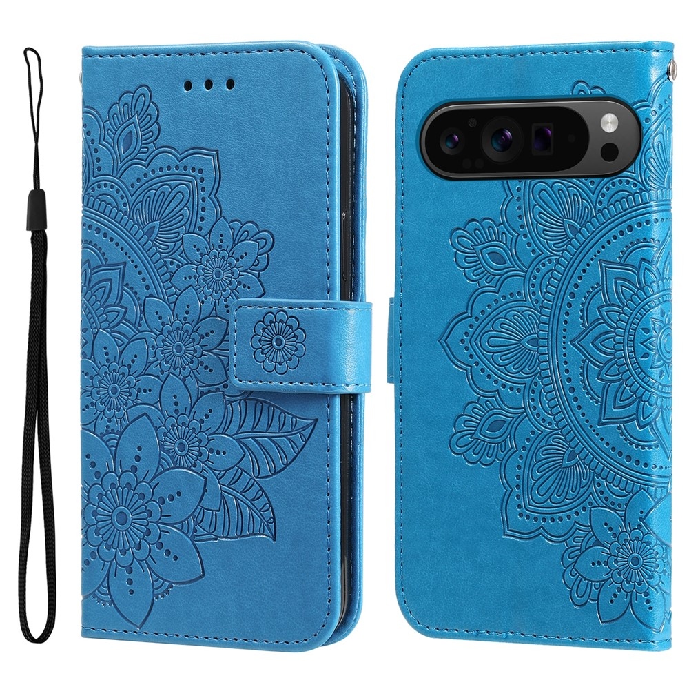 Mandala könyv tok Google Pixel 10 Pro XL/Pixel 9 Pro XL - kék