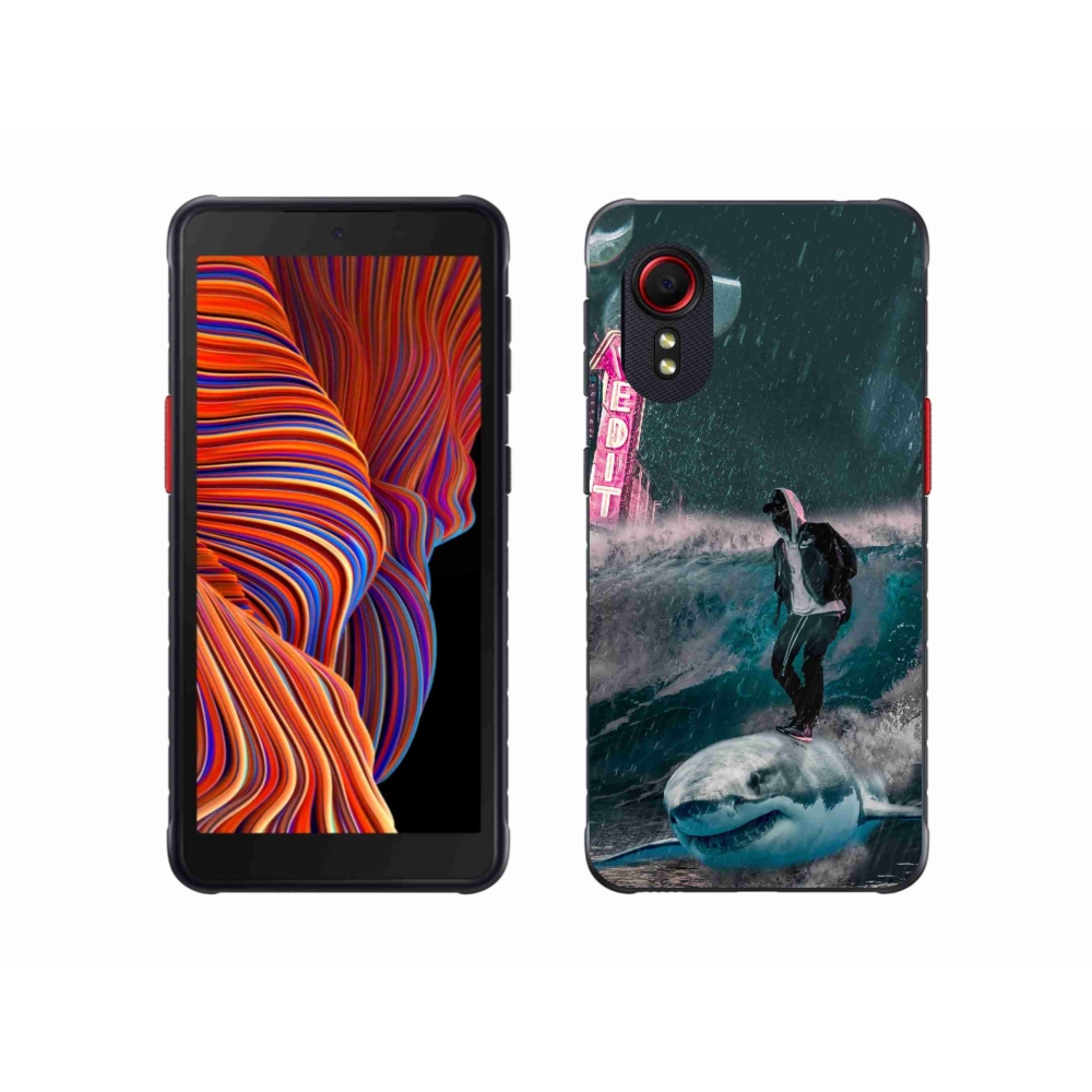 Zselés borítás mmCase Samsung Galaxy Xcover 5 - cápa számára