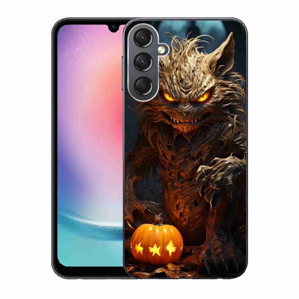 Gél borítás mmCase Samsung Galaxy A24 készülékhez - Halloween szörnyeteg