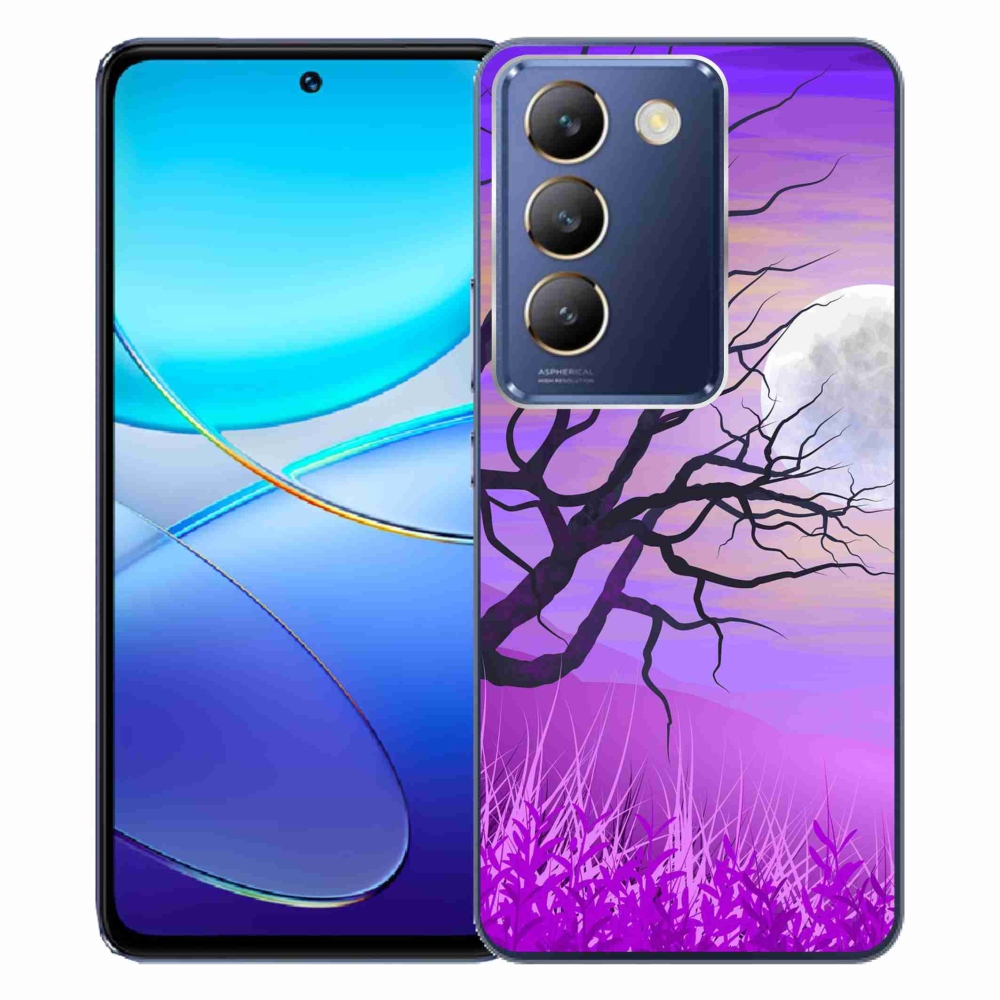 Gél tok mmCase a Vivo V40 SE 4G/5G-hez - karikatúra kidőlt fa