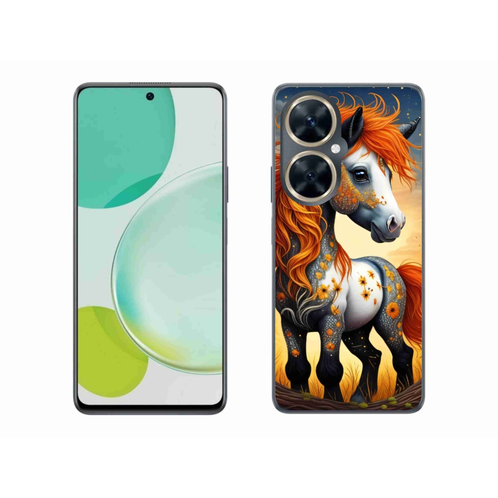 Gél borítás mmCase a Huawei Nova 11i készülékhez - színes póni