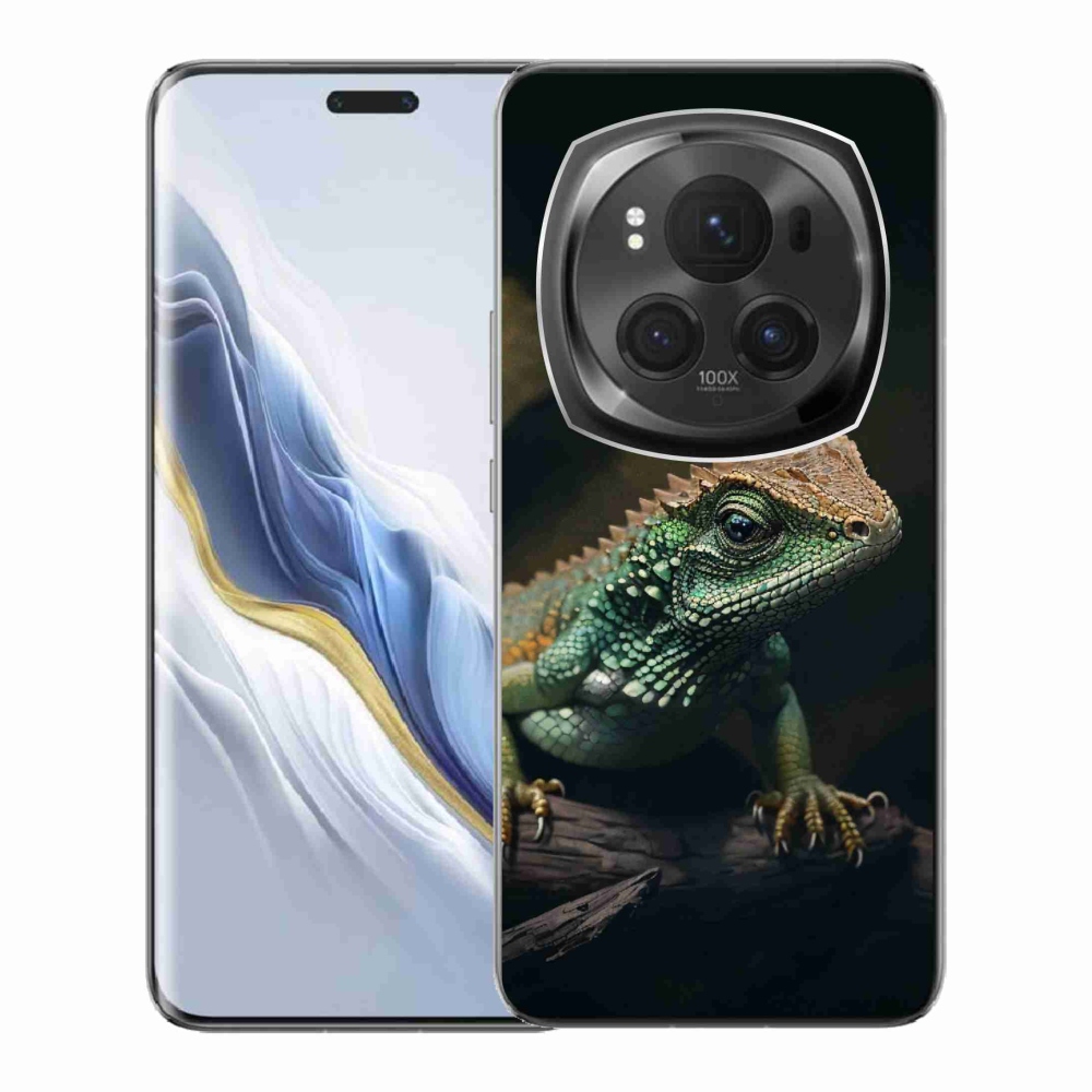 Zselés borítás mmCase a Honor Magic 6 Pro 5G készülékhez - gyík