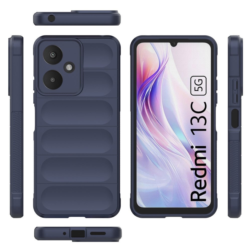 Rugg tartós zselés tok Xiaomi Redmi 13C 5G - sötétkék