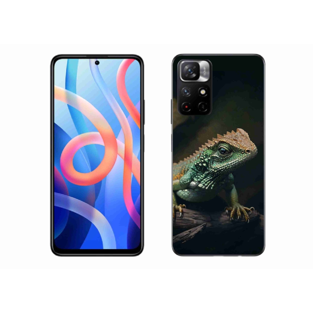 Gél borítás mmCase a Xiaomi Redmi Note 11S 5G-hez - gyík