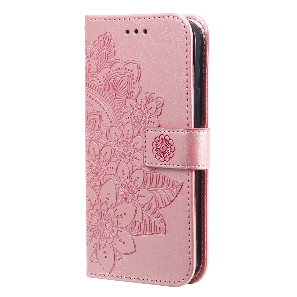 Mandala könyv tok a Vivo V50 Lite 4G/5G készülékhez - rózsaszín