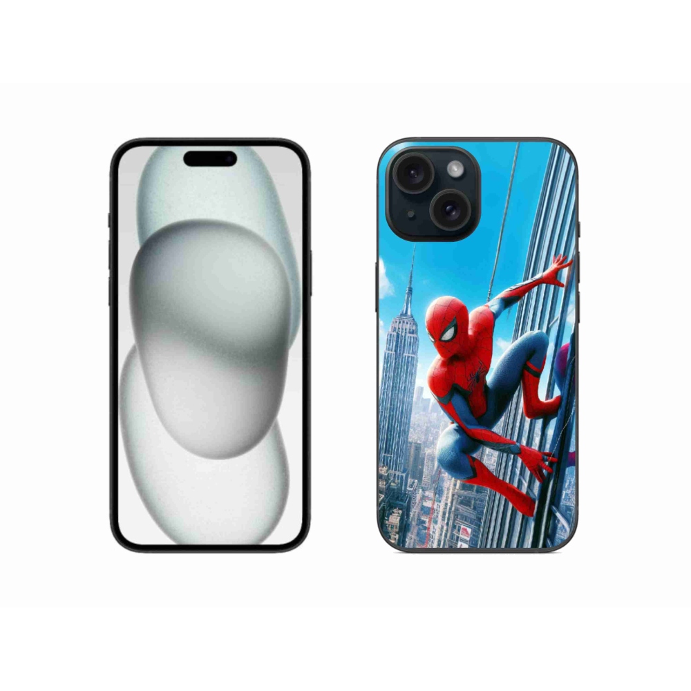 Zselés borítás mmCase iPhone 15 készülékhez - pókember