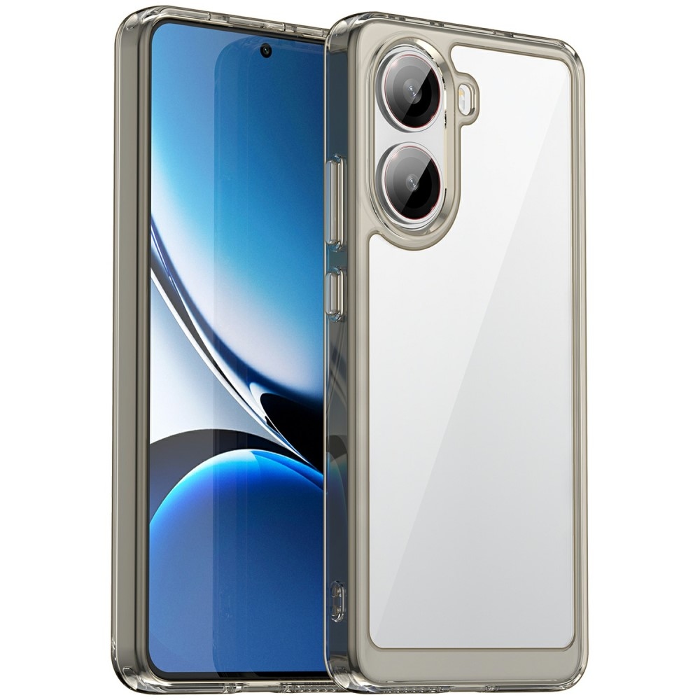 Gél tok fix hátlappal a Xiaomi Poco X7 Pro 5G készülékhez - szürke