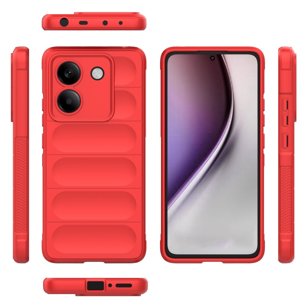 Rugg tartós zselés tok Xiaomi Poco M7 Pro 5G - piros