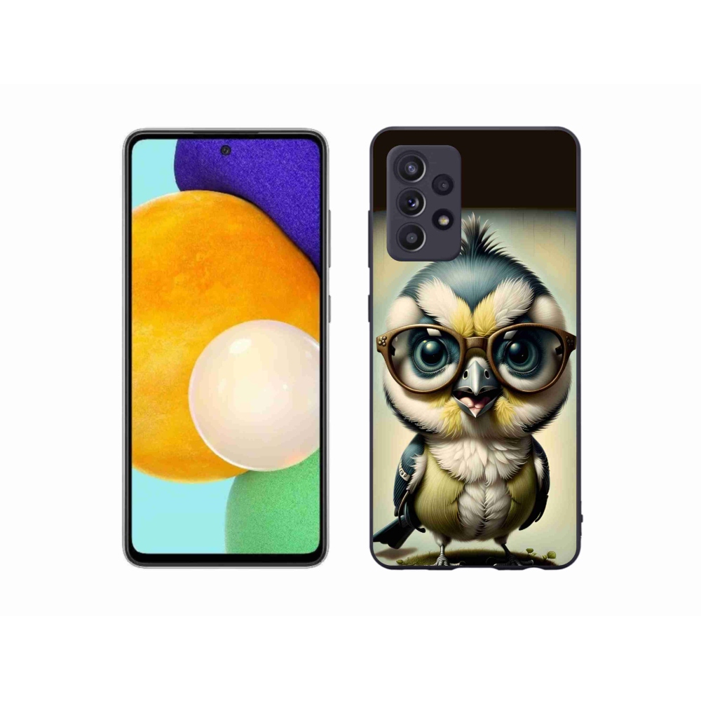 Zselés borítás mmCase Samsung Galaxy A52s 5G - kölyök szemüveggel