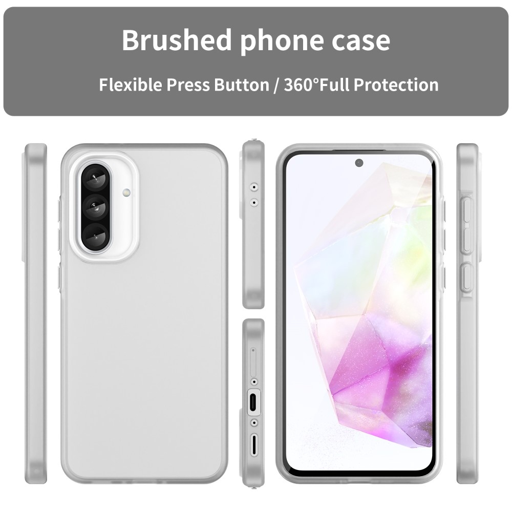 Candys matt zselés tok Samsung Galaxy A36 5G/A56 5G - fehér