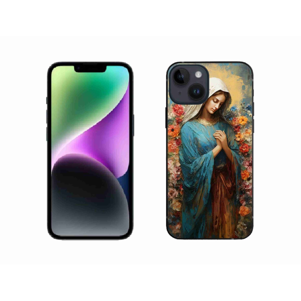 Zselés borítás mmCase iPhone 14 készülékhez - szent nő