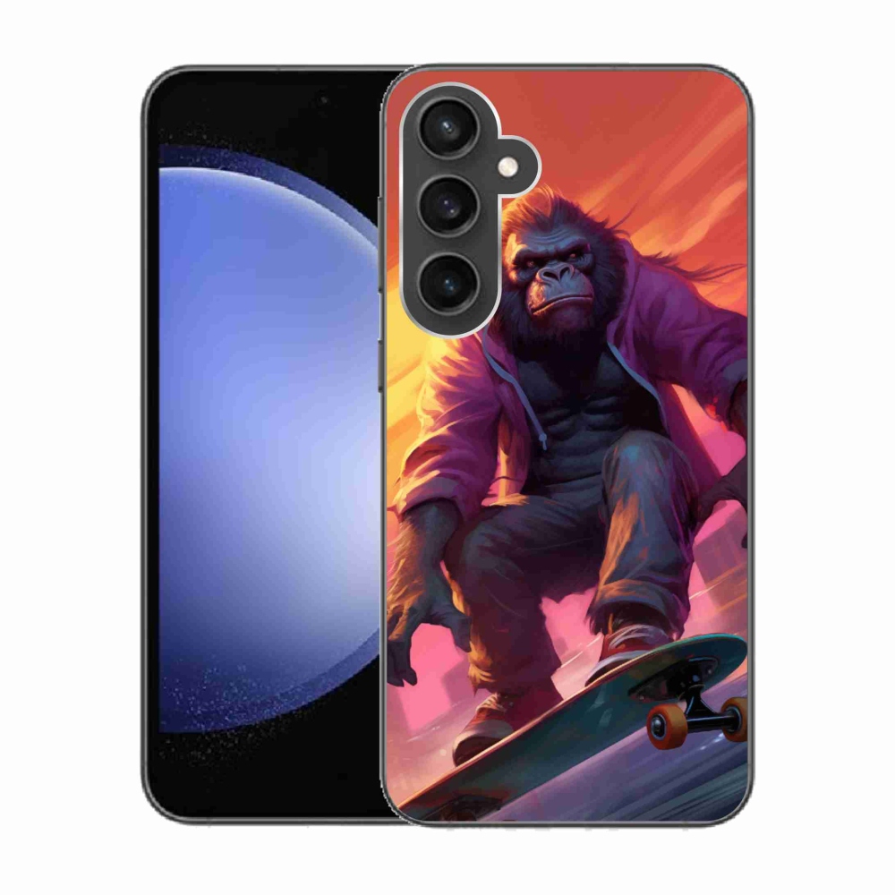 Zselés borítás mmCase Samsung Galaxy S23 FE - gorilla gördeszkán