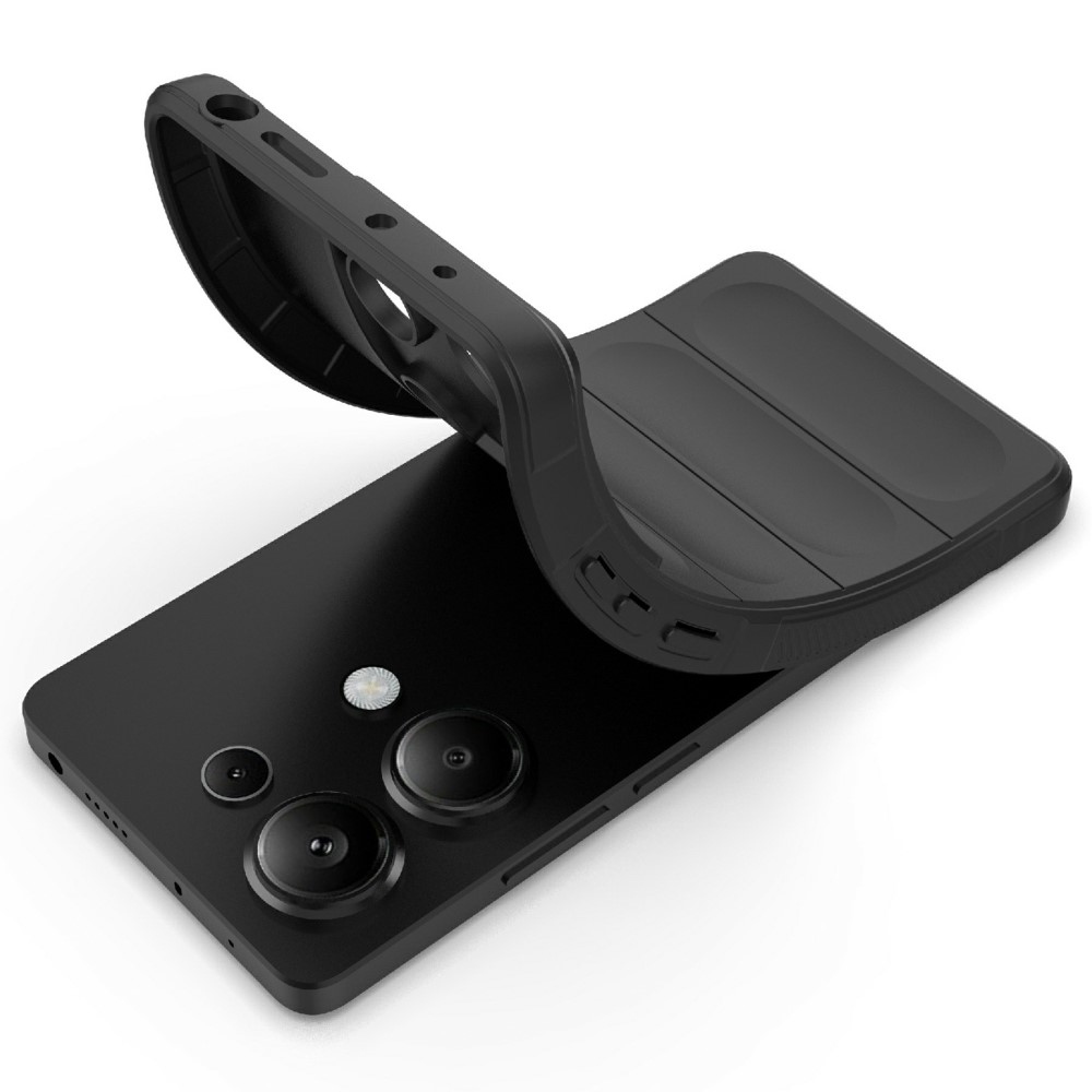 Rugg tartós zselés tok Xiaomi Redmi Note 14S-hez - fekete