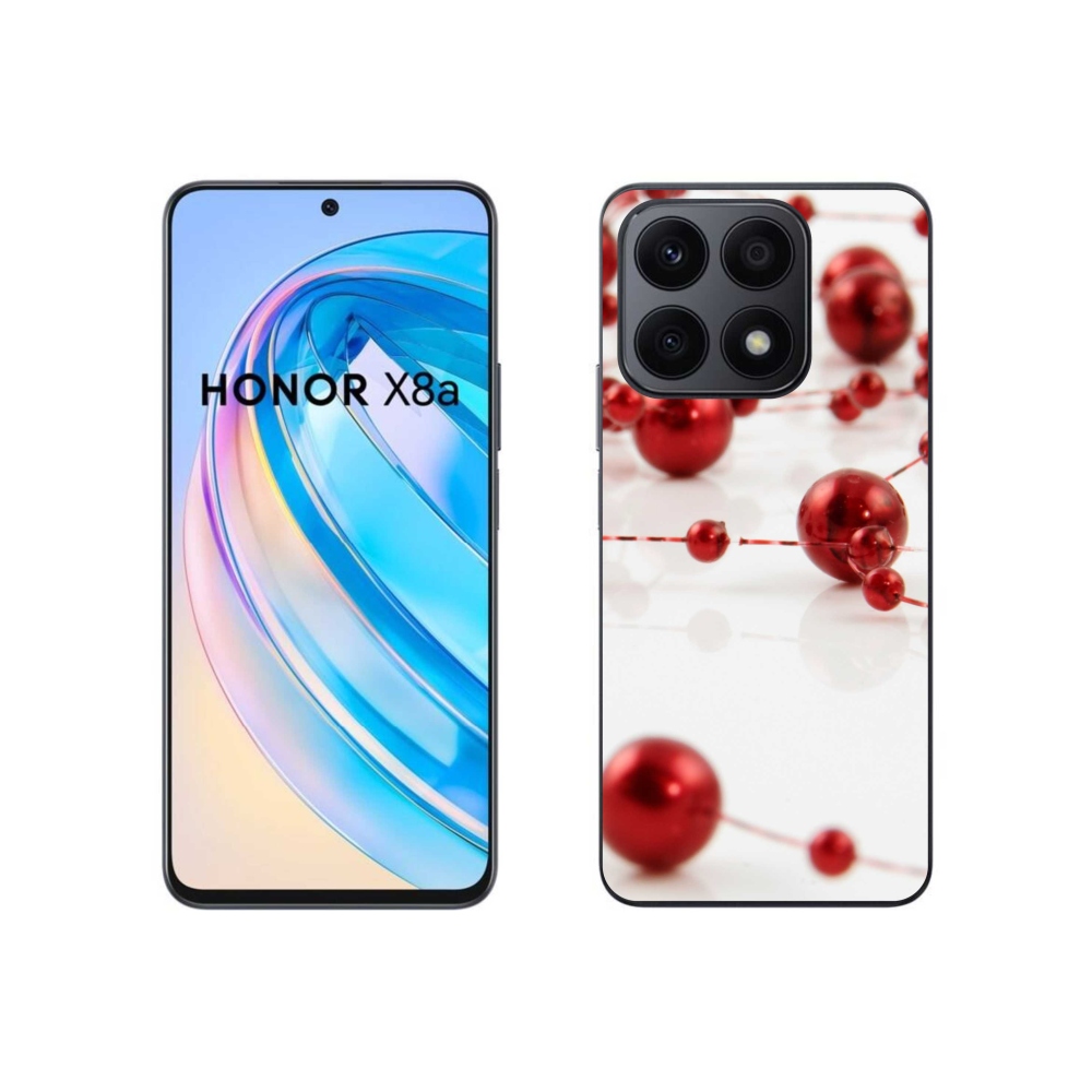 Gél borítás mmCase a Honor X8a számára - Karácsonyi lánc