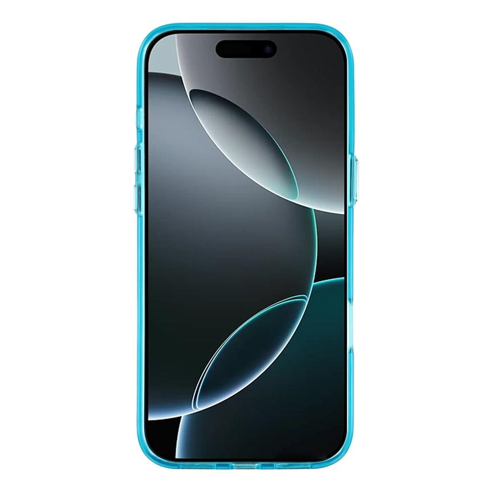 Gél tok fix hátlappal iPhone 17 Pro Max készülékhez - világoskék