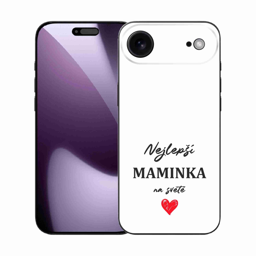 Gél borítás mmCase iPhone 17 Air készülékhez - Best Mom 1 fehér háttér