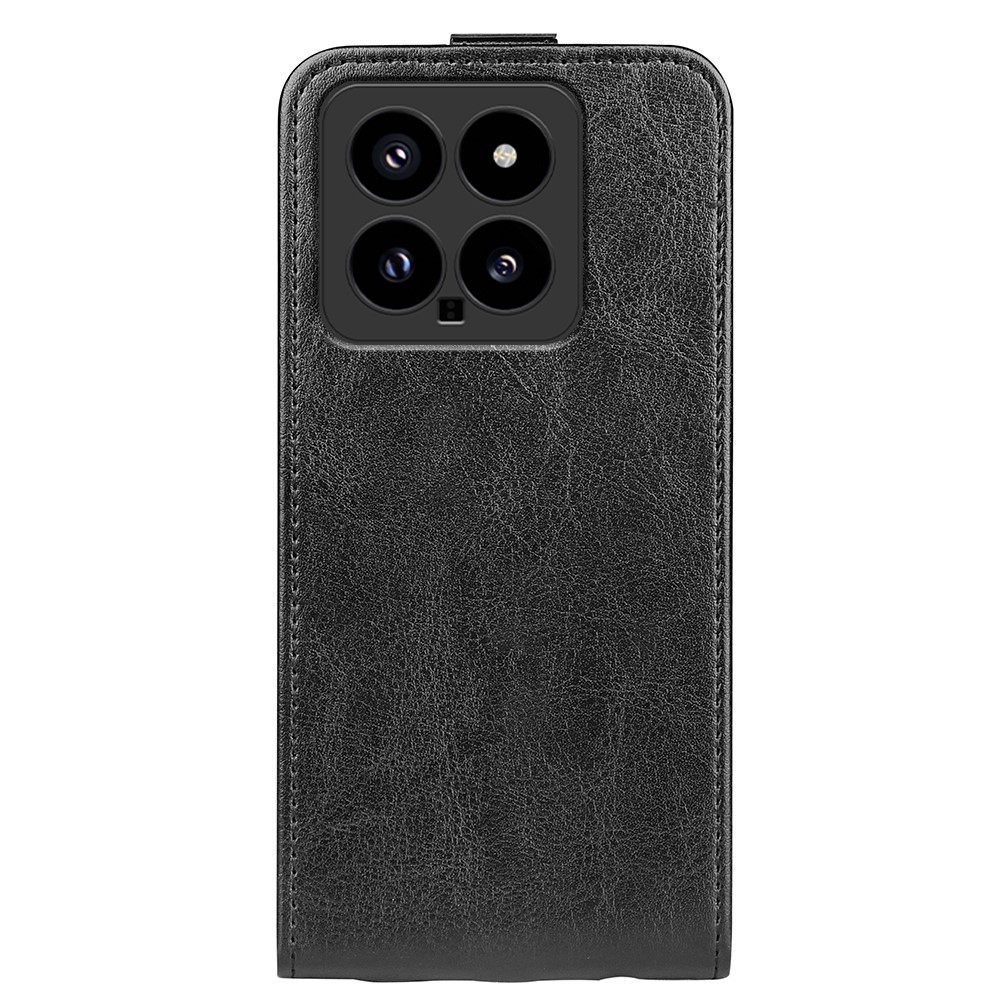Függőleges könyvtáska a Xiaomi 14-hez - fekete