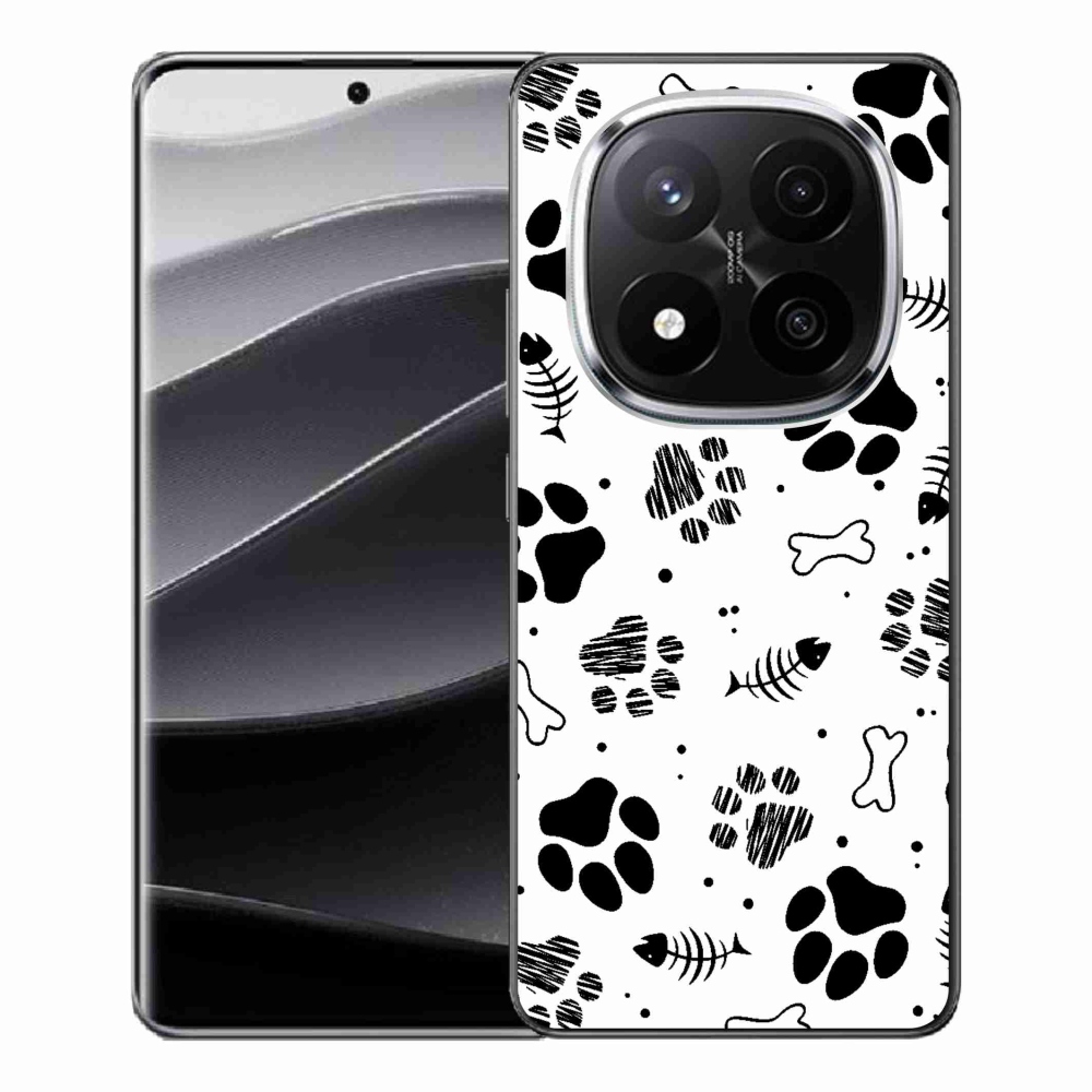 Gél borítás mmCase a Xiaomi Redmi Note 14 Pro+ 5G - kutyamancsok 1