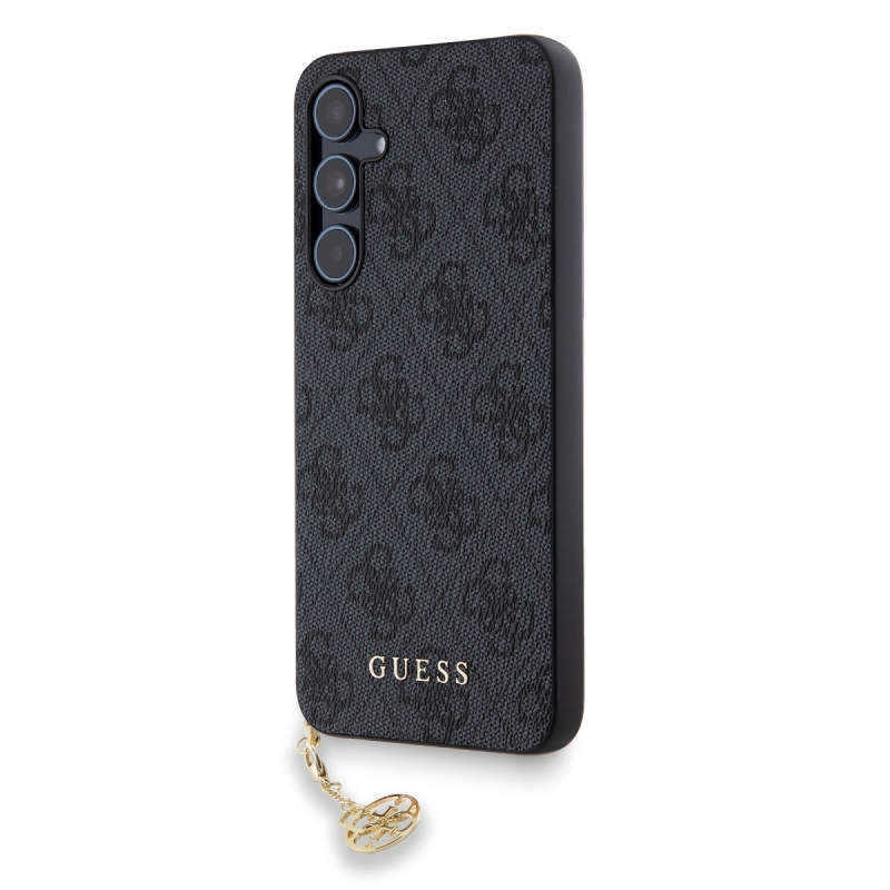 Guess 4G Charm hátlap Samsung Galaxy A55 5G szürke