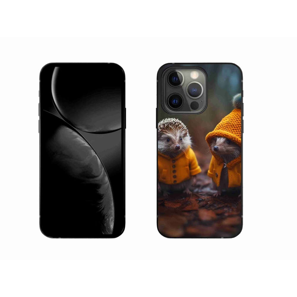 Zselés borítás mmCase iPhone 13 Pro készülékhez - sündisznók