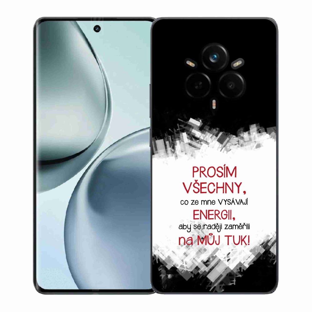 Gél borító mmCase a Realme 14 Pro 5G készülékhez - vicces szöveg 1 piros